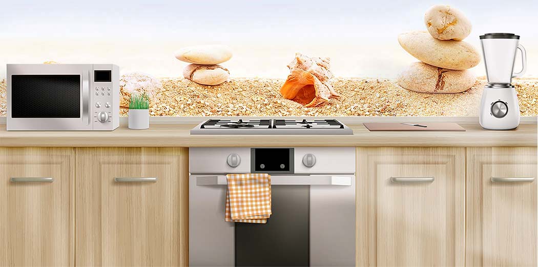 Кухни каталог 2072—Море Фартук под кухню Море 2072