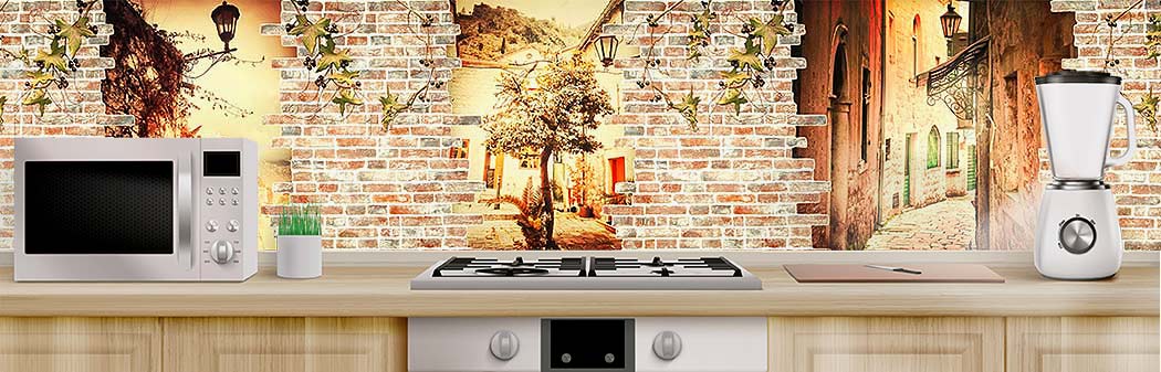 Кухня с фартуком Текстуры 4072 Кухня фото Текстуры 4072