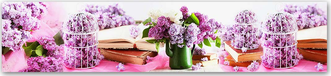 Скинали — Цветы 4128 Скинали для кухни 4128—Цветы
