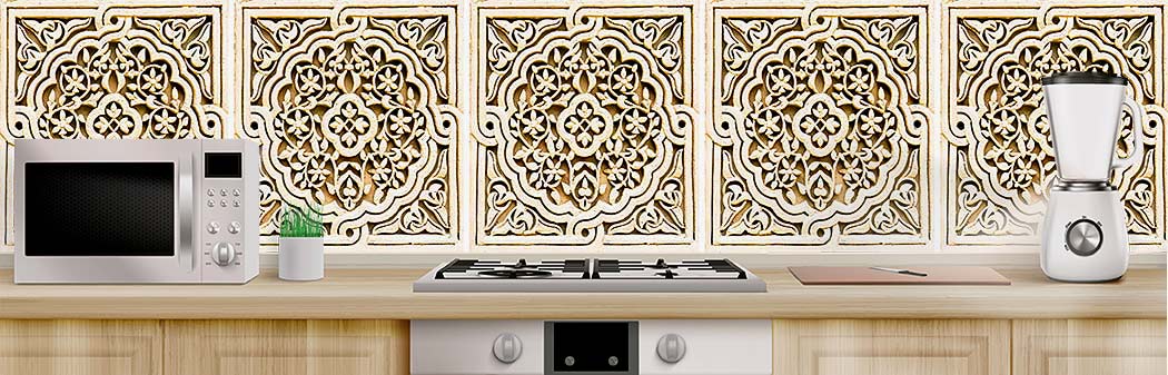 Кухня с фартуком Текстуры 6027 Кухня фото Текстуры 6027