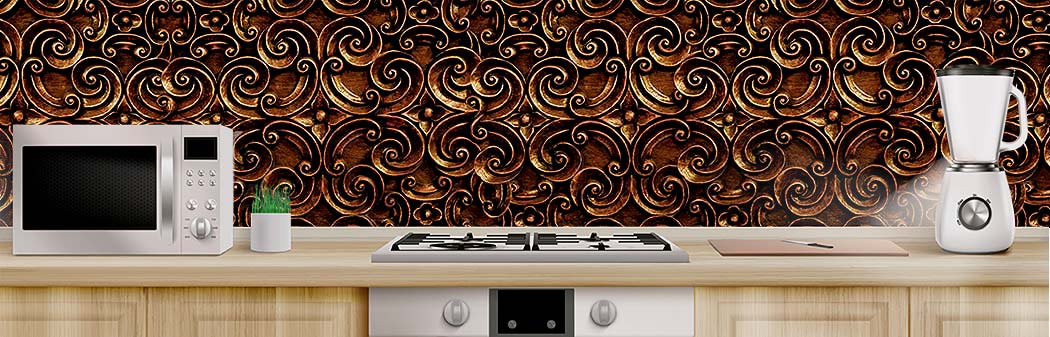 Кухня с фартуком Текстуры 6054 Кухня фото Текстуры 6054