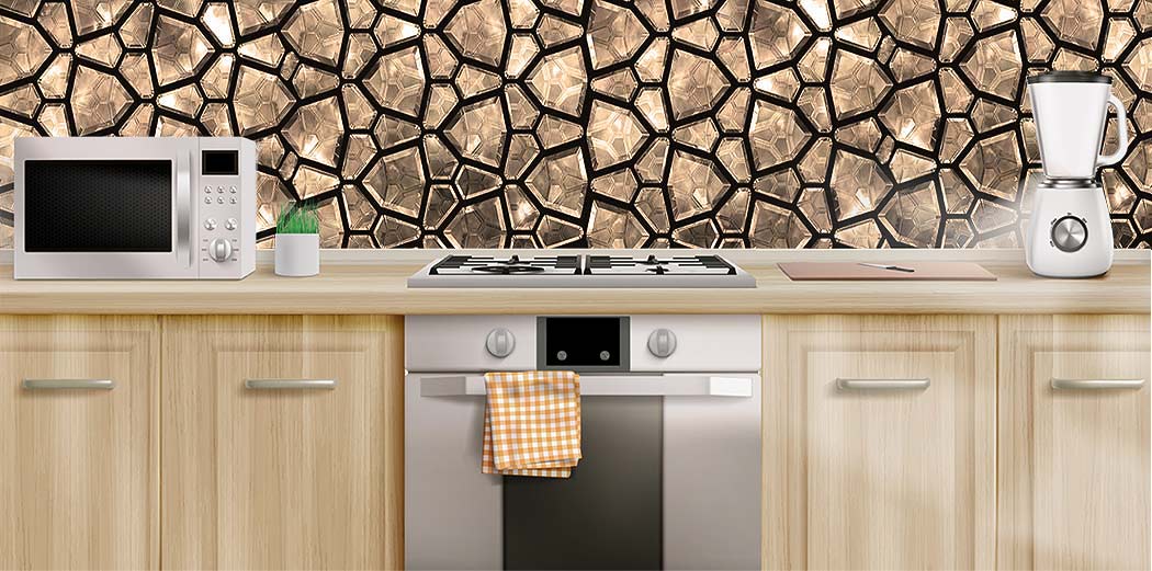 Кухни каталог Текстуры 3077 сепия Фартук под кухню Текстуры 3077 сепия